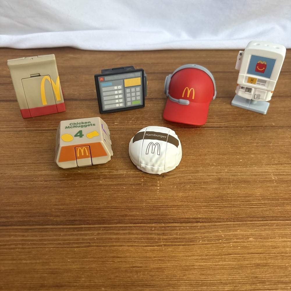 Mixed Lot Of 6 Mcdonald's Happy Meal Toy's 2026 CHANGEABLES